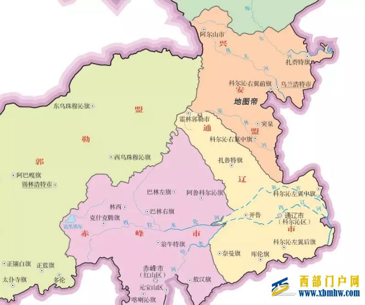 内蒙古通辽市和兴安盟的4个科尔沁旗怎么区分(图8) 内蒙古通辽市和兴安盟的4个科尔沁旗怎么区分(图8)