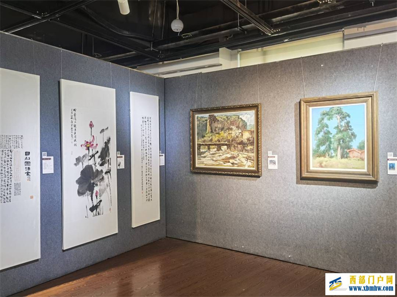 内江大千画派创研基地举行首展116件书画作品线上线下均可观赏(图1) 内江大千画派创研基地举行首展116件书画作品线上线下均可观赏(图1)
