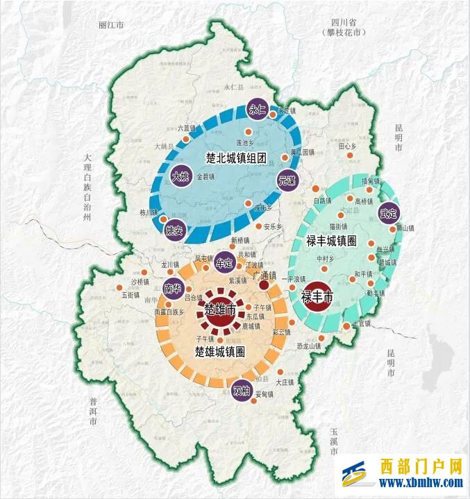 中国彝乡楚雄公示国土空间总体规划(图9) 中国彝乡楚雄公示国土空间总体规划(图9)